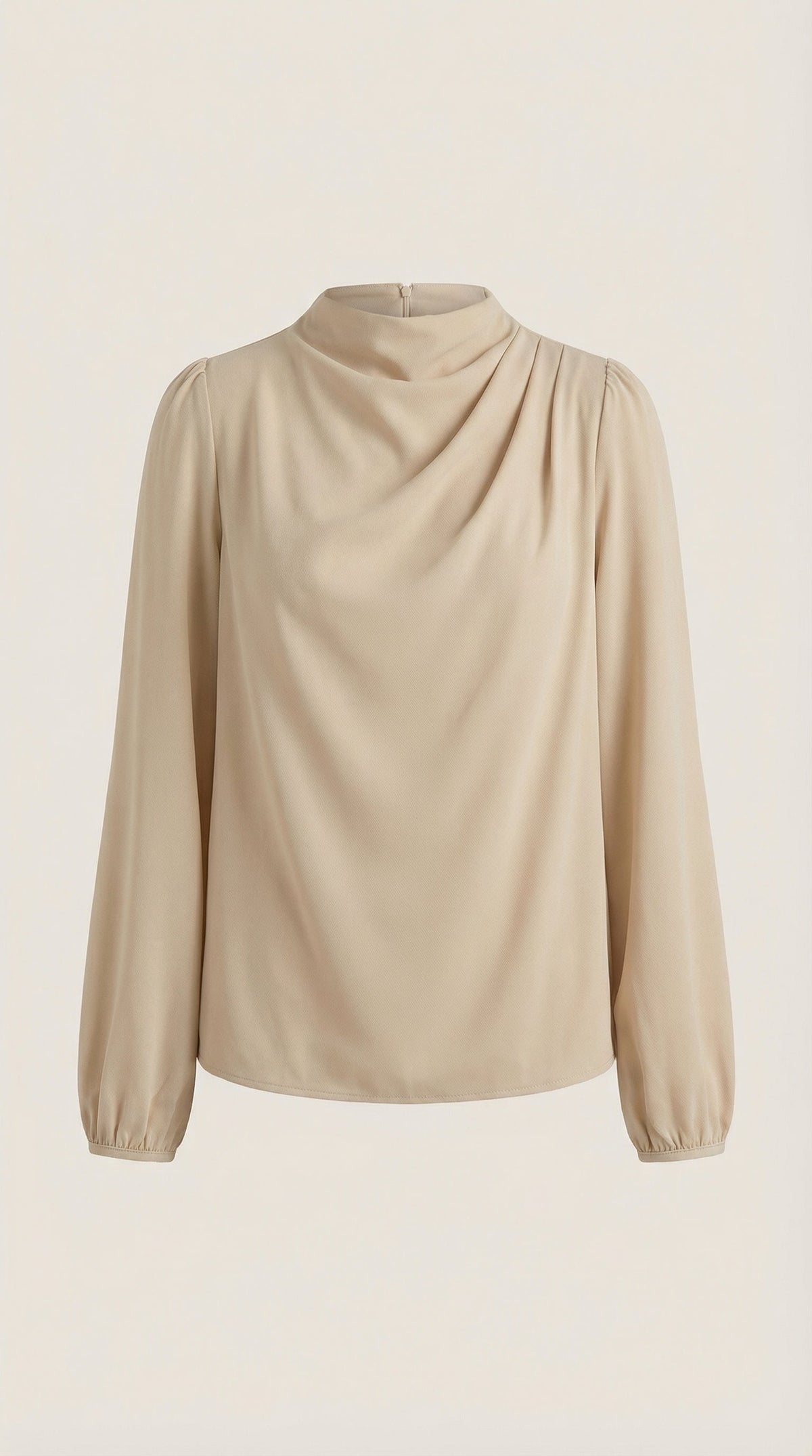 Bluse mit Drapierung und Raffung am Ausschnitt für Damen