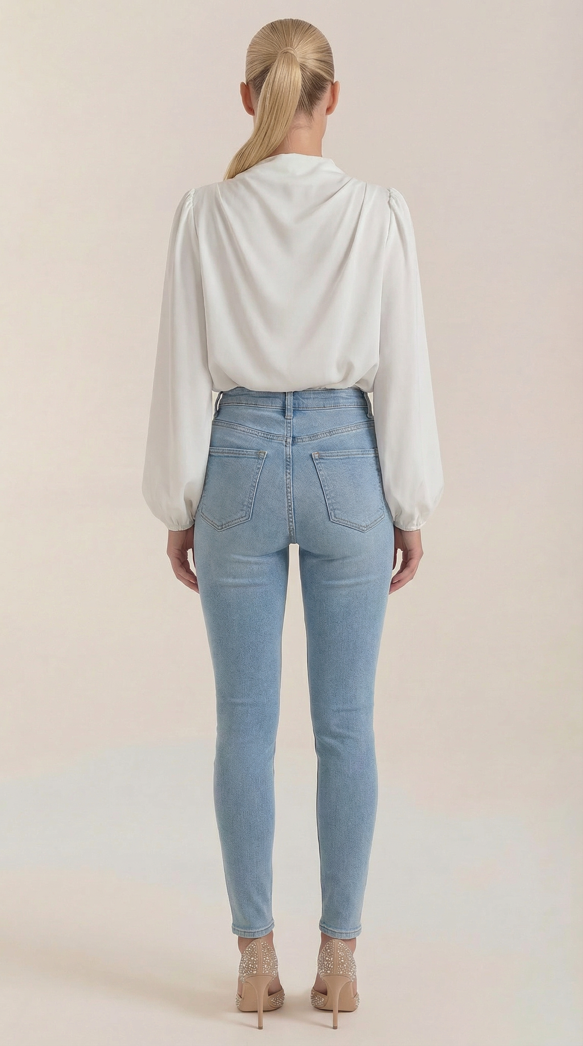 Bluse mit Drapierung und Raffung am Ausschnitt für Damen