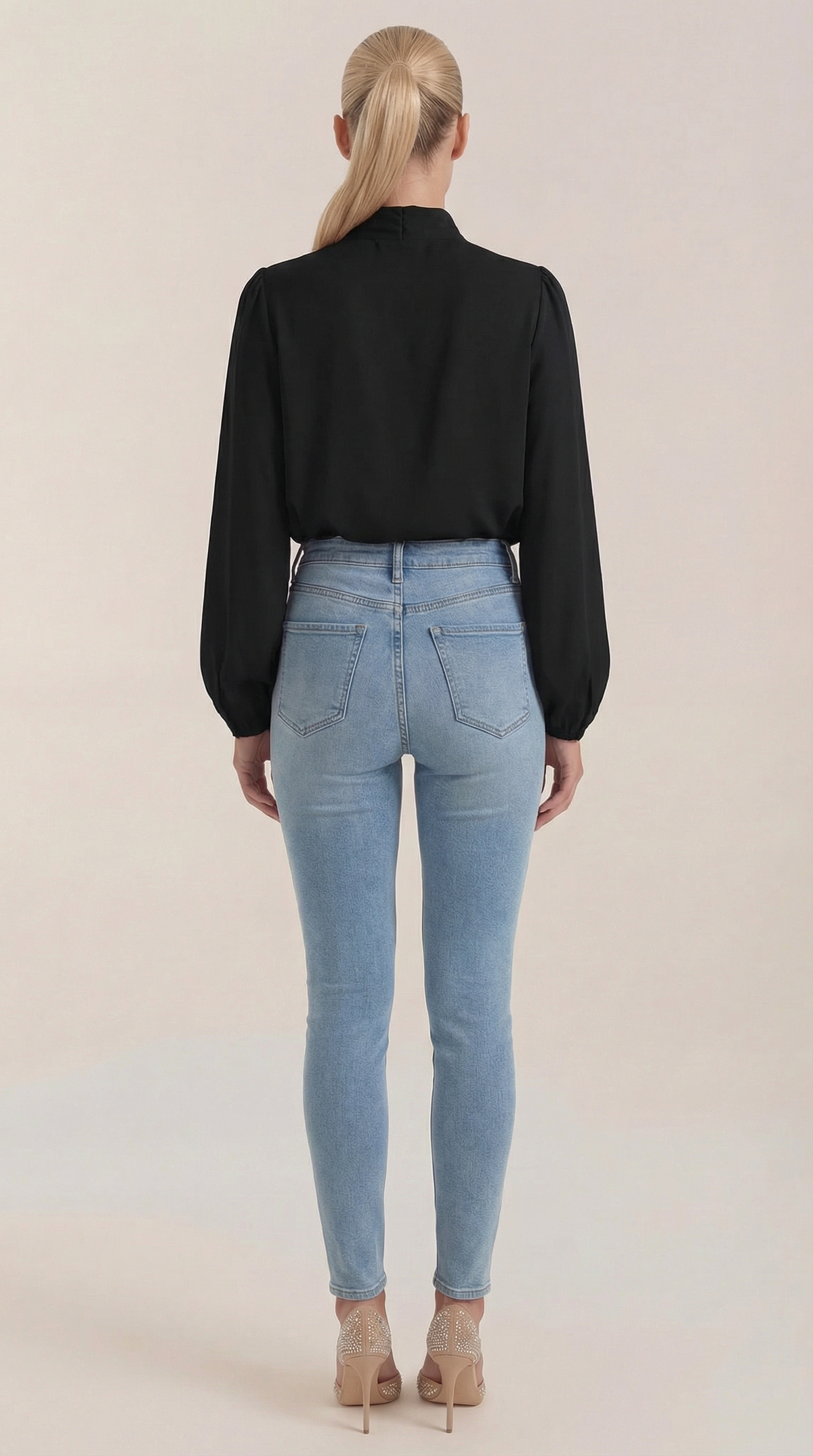 Bluse mit Drapierung und Raffung am Ausschnitt für Damen