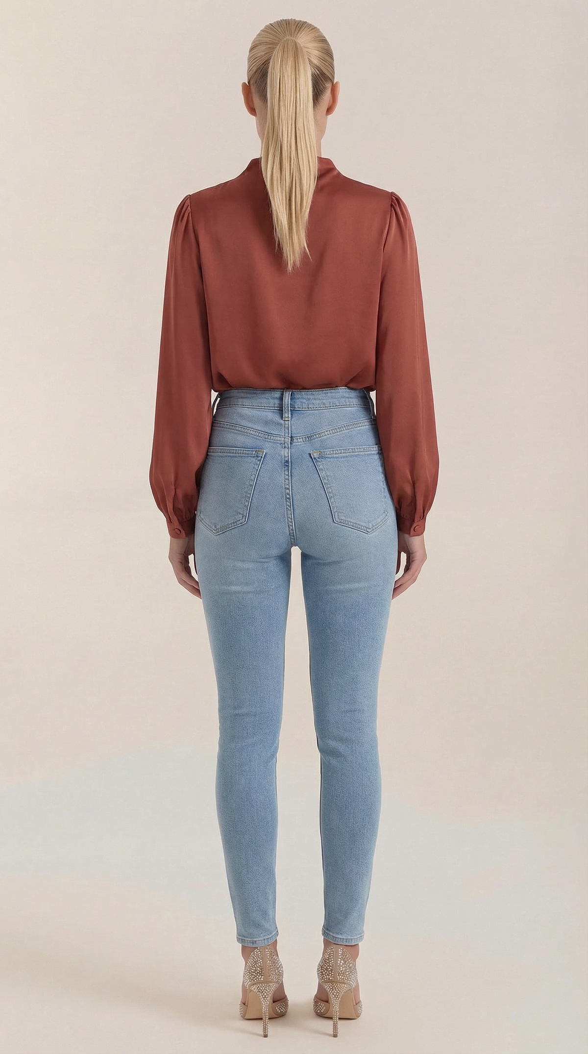 Bluse mit Drapierung und Raffung am Ausschnitt für Damen