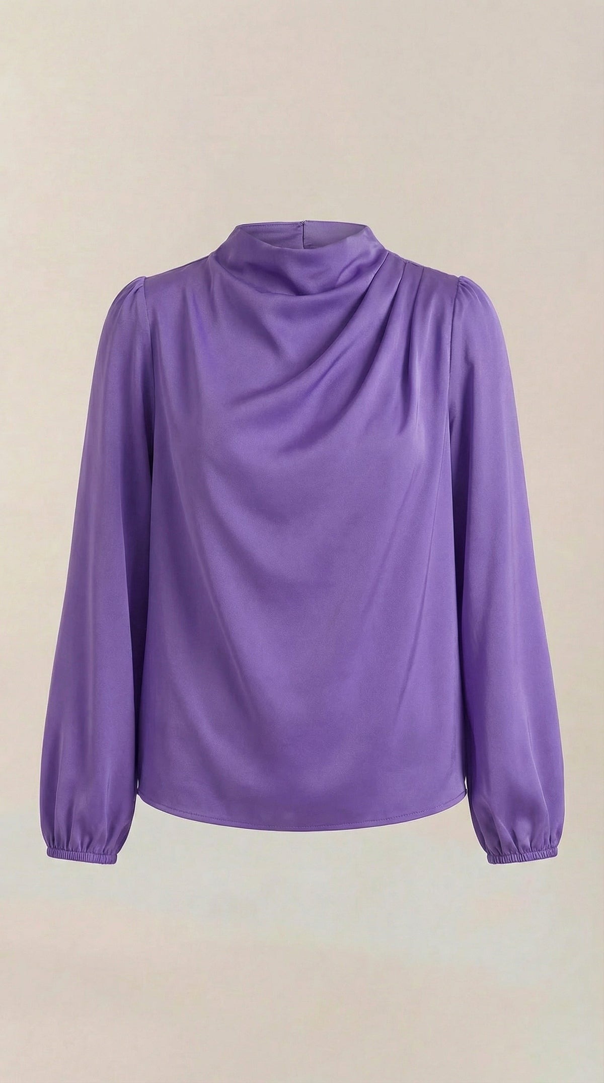Bluse mit Drapierung und Raffung am Ausschnitt für Damen