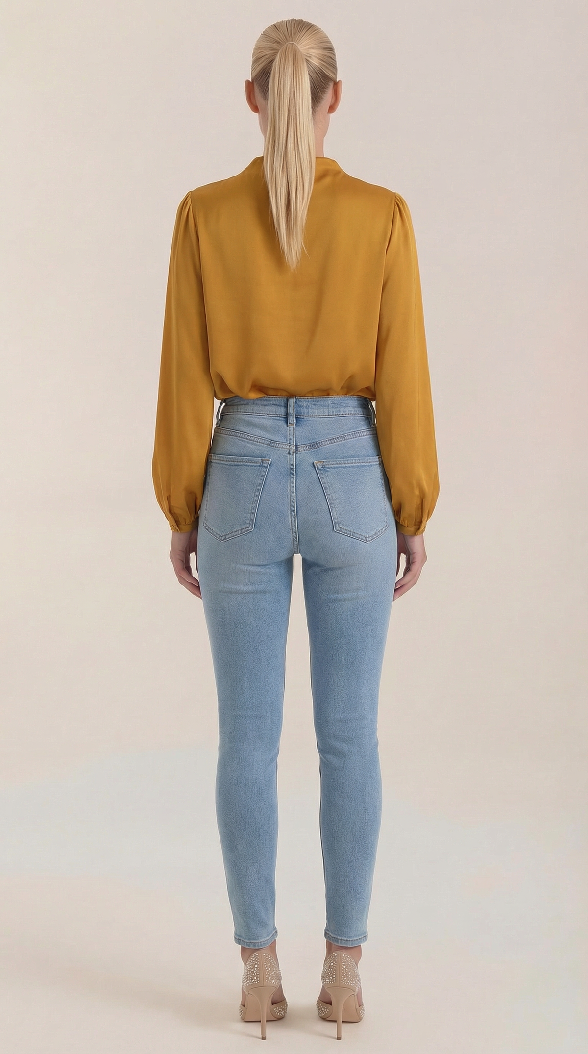 Bluse mit Drapierung und Raffung am Ausschnitt für Damen