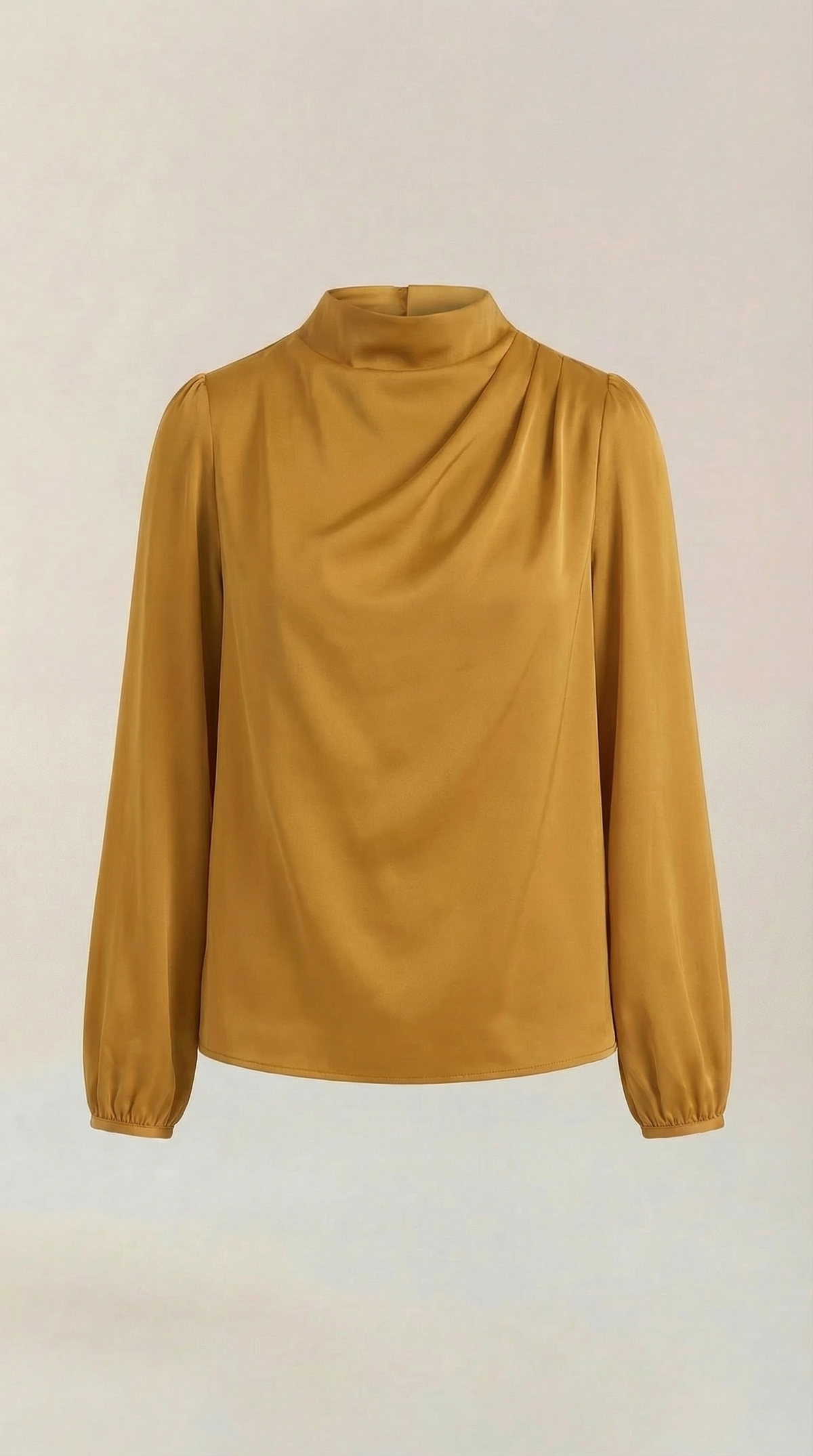 Bluse mit Drapierung und Raffung am Ausschnitt für Damen