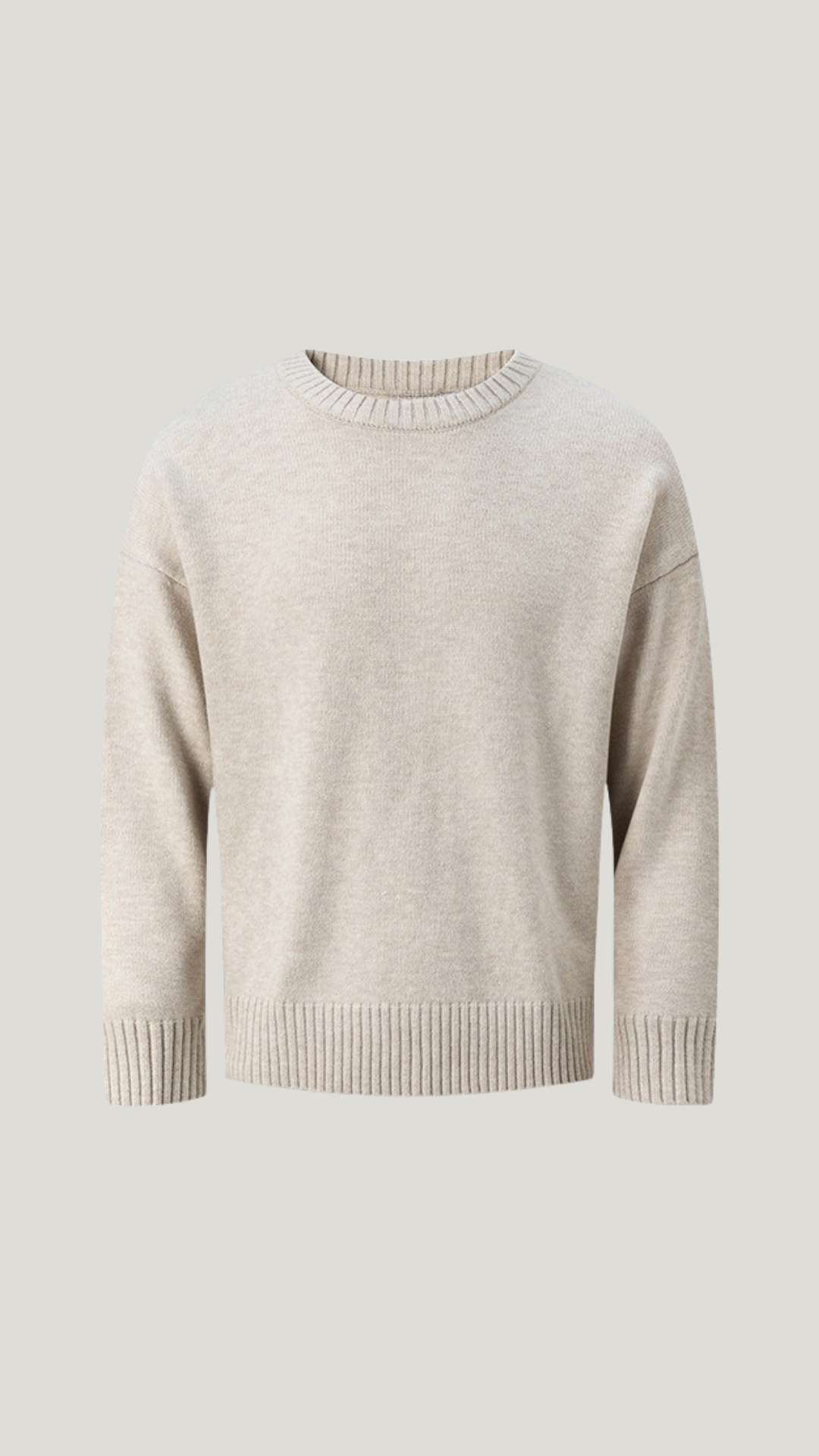 Pullover im Oversize-Schnitt mit Rippenabschlüssen für Damen