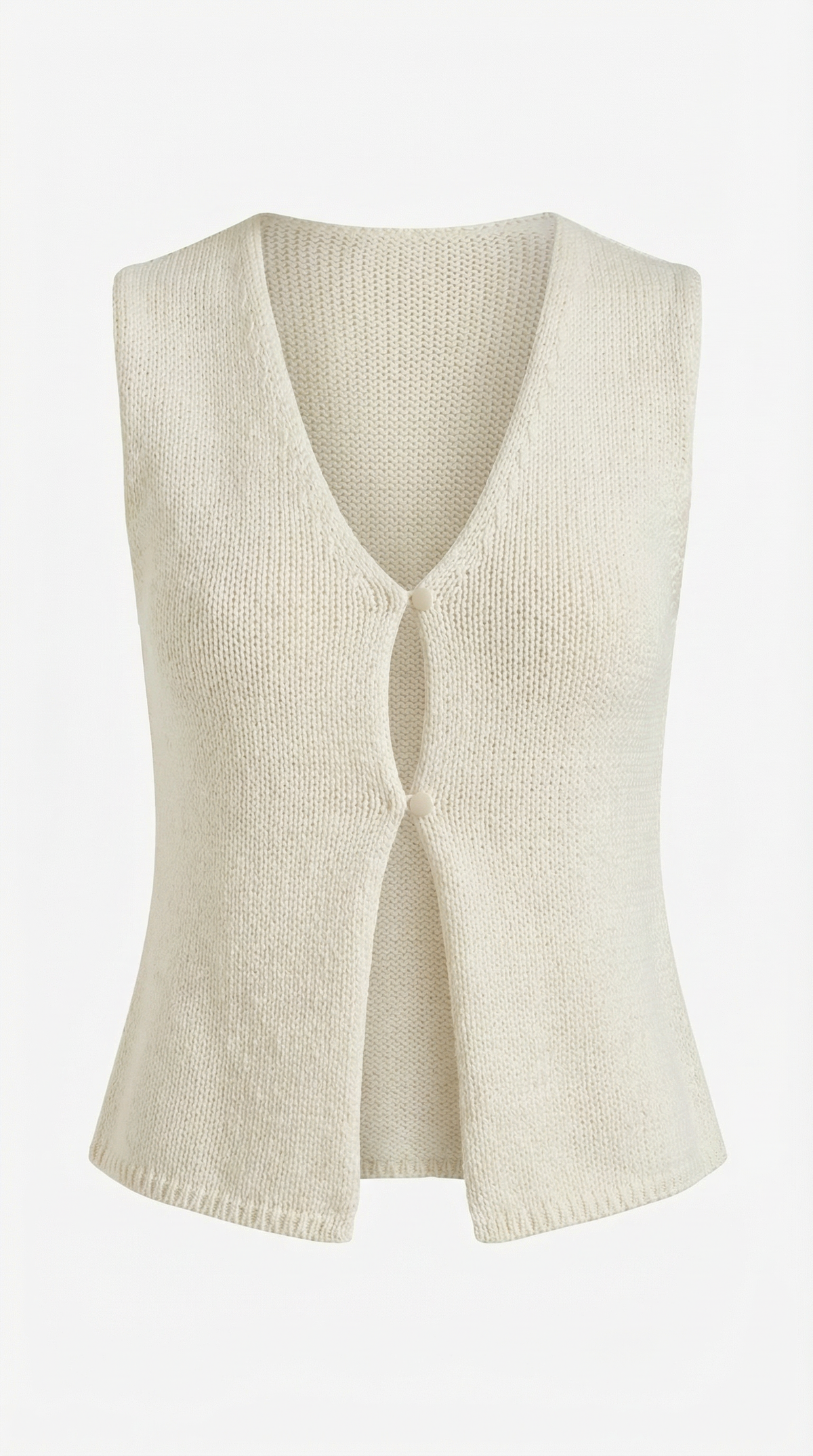 Oberteil aus Strick mit V-Ausschnitt und Cut-out für Damen