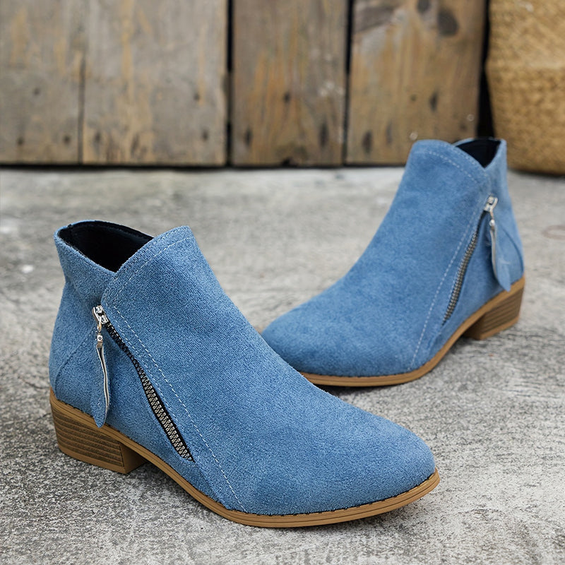 Stiefel Damen aus Kunstleder, orthopädisch und wasserabweisend