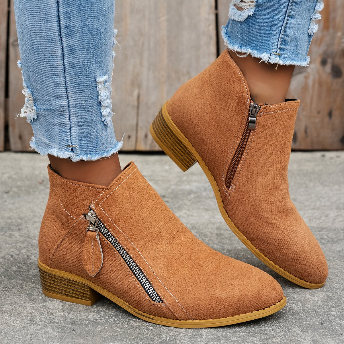 Stiefel Damen aus Kunstleder, orthopädisch und wasserabweisend