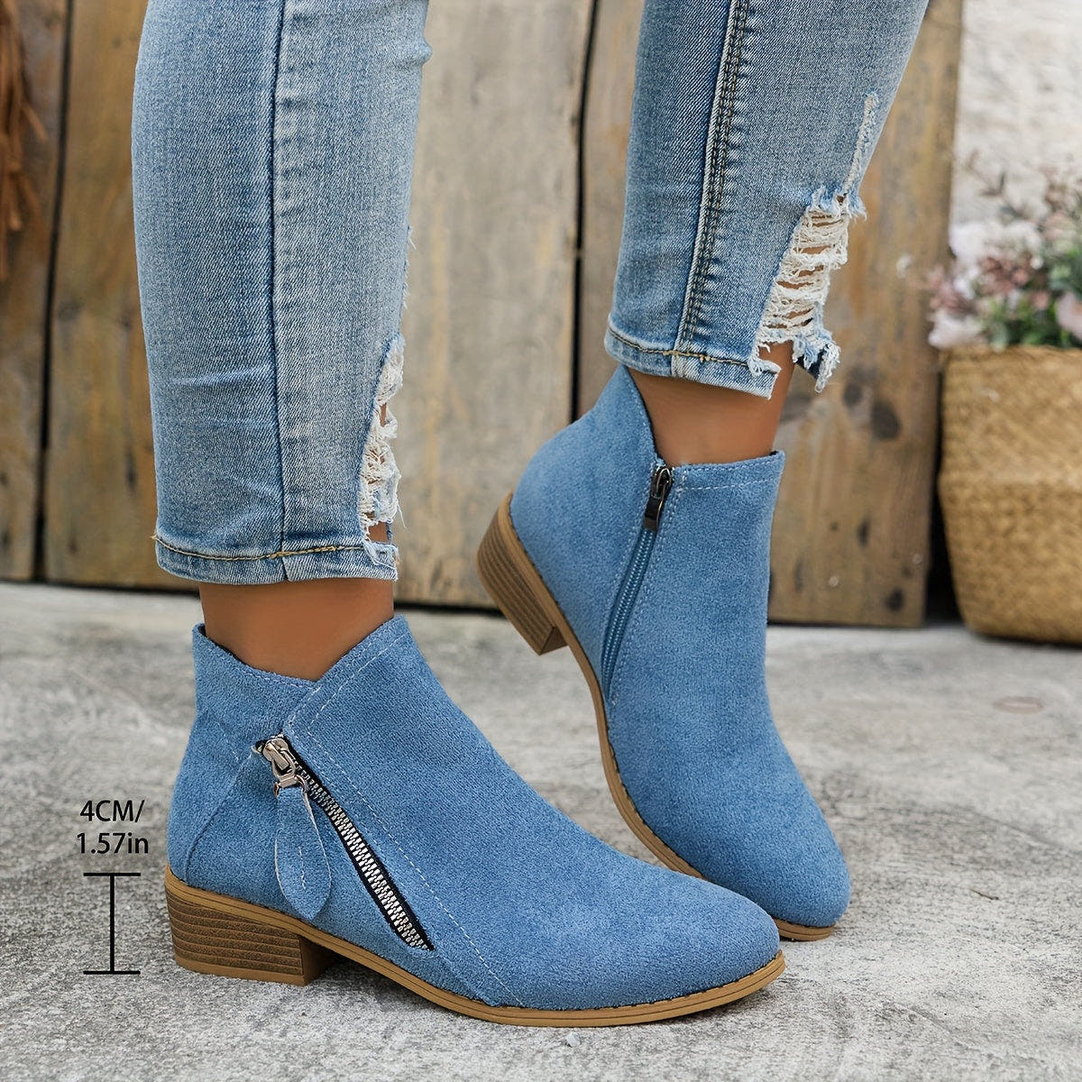 Stiefel Damen aus Kunstleder, orthopädisch und wasserabweisend