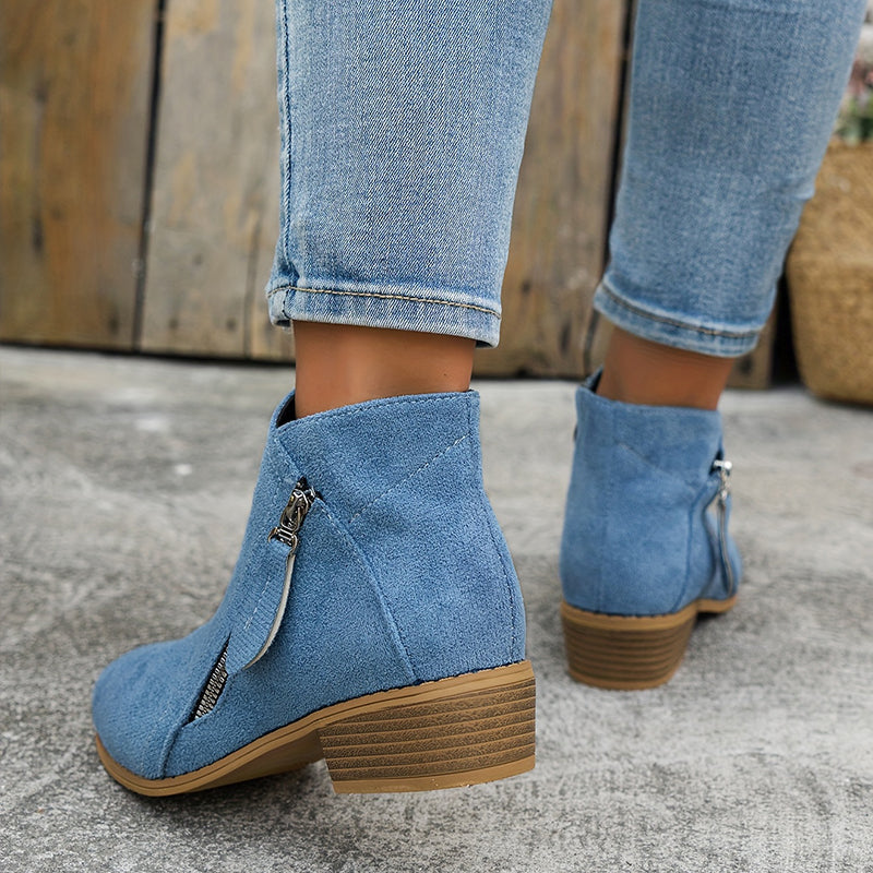 Stiefel Damen aus Kunstleder, orthopädisch und wasserabweisend