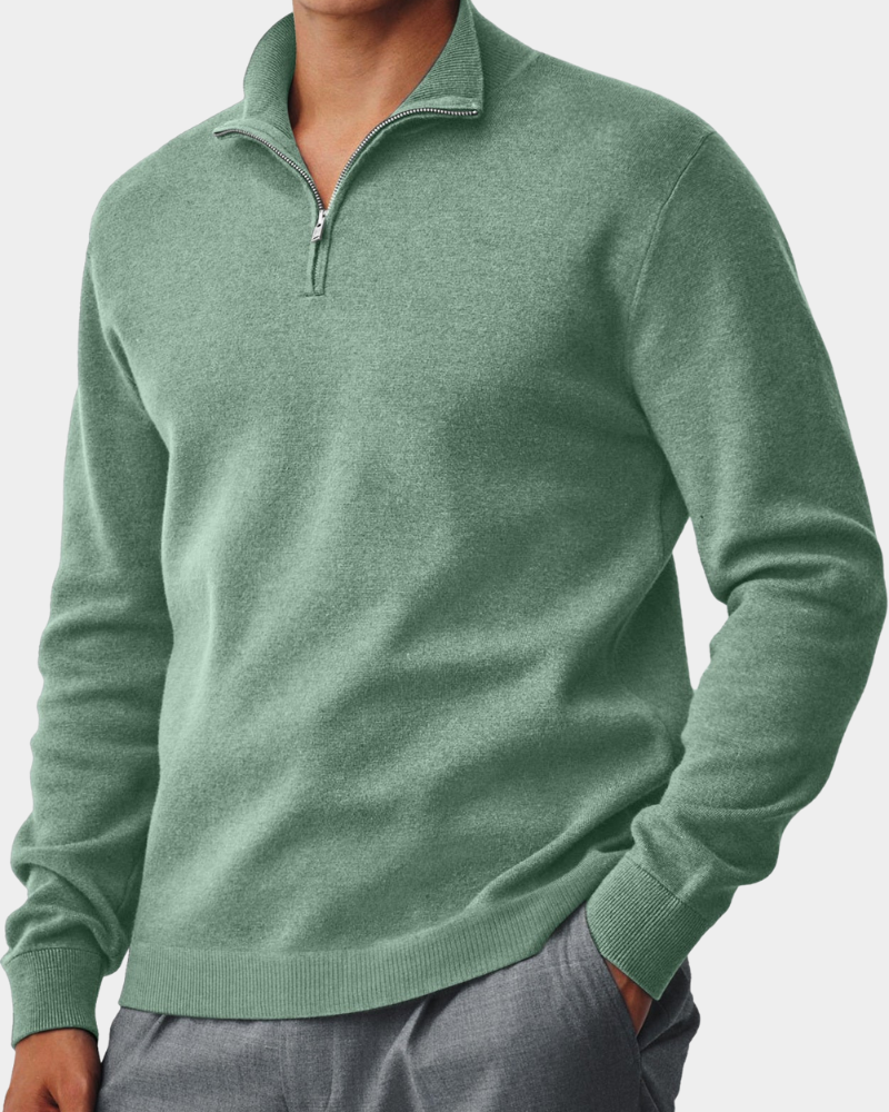 Troyer Herren knitterfrei, lockere Passform mit Stehkragen