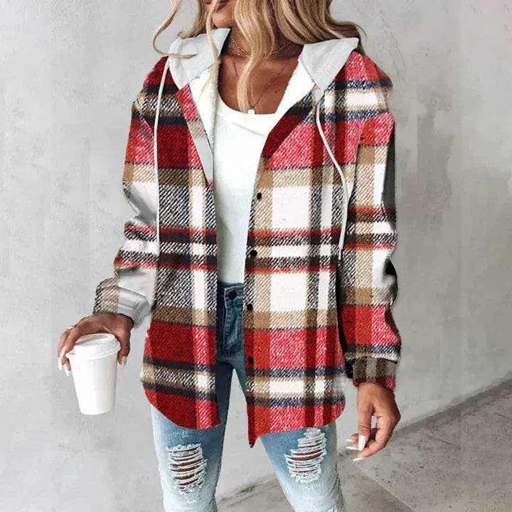 Winterjacke Damen warm im Oversize-Schnitt mit Kapuze