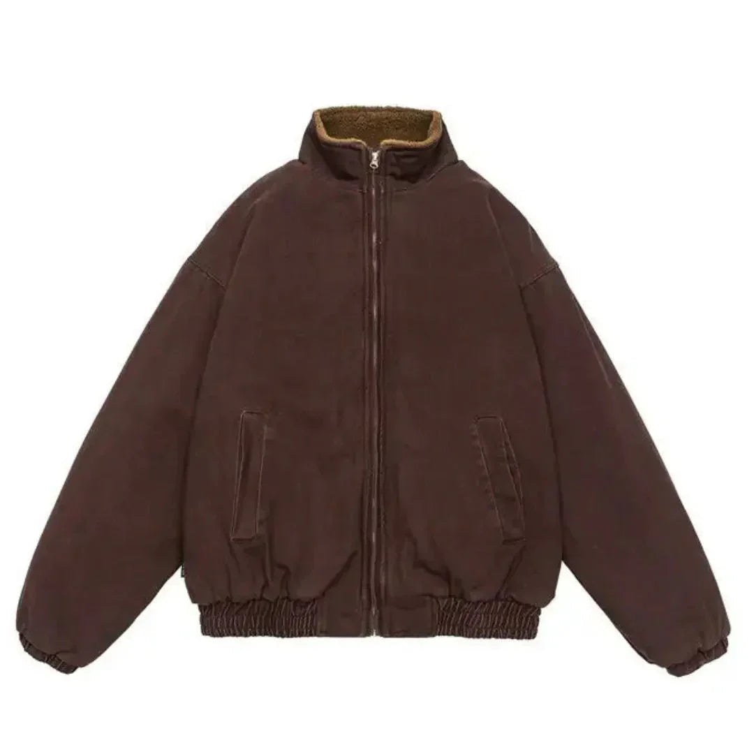 Winterjacke Herren im Oversize-Schnitt mit Stehkragen