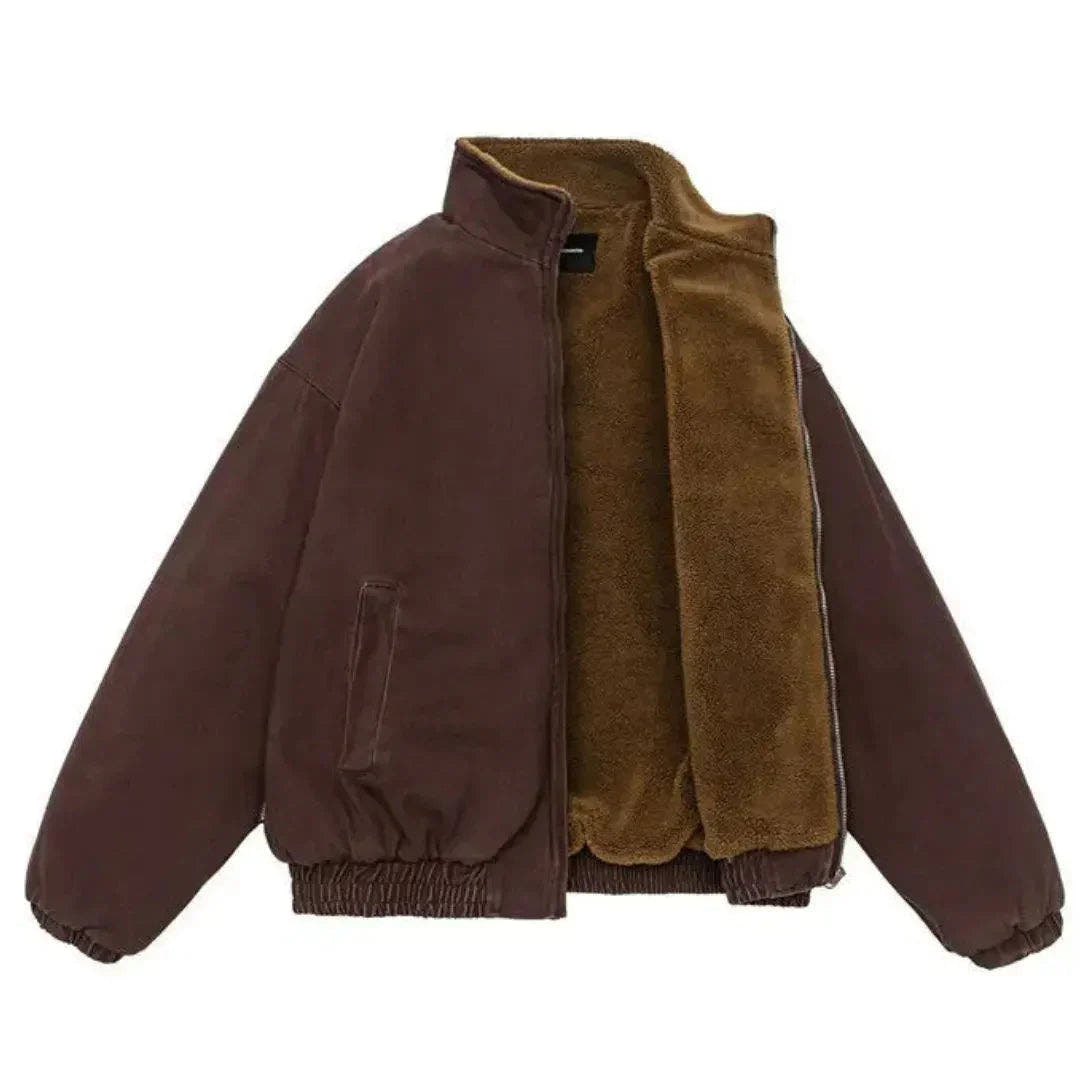 Winterjacke Herren im Oversize-Schnitt mit Stehkragen