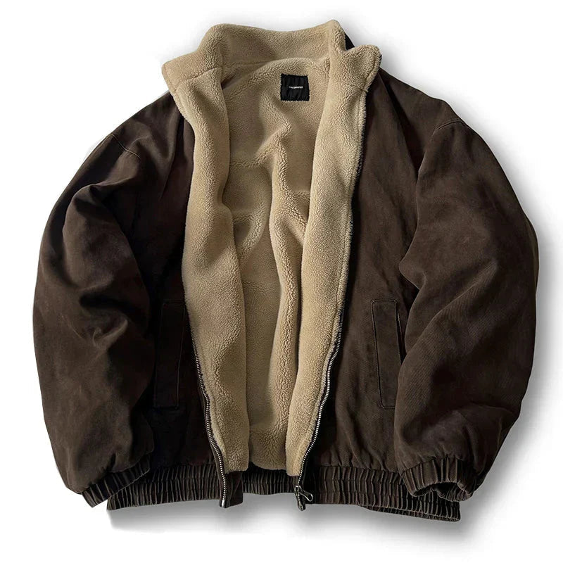 Winterjacke Herren im Oversize-Schnitt mit Stehkragen