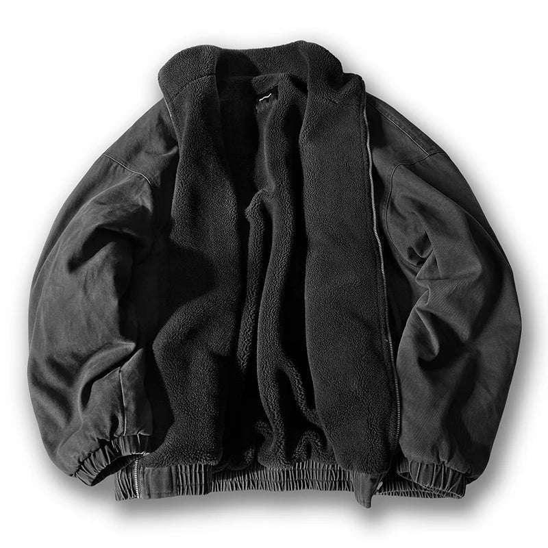 Winterjacke Herren im Oversize-Schnitt mit Stehkragen