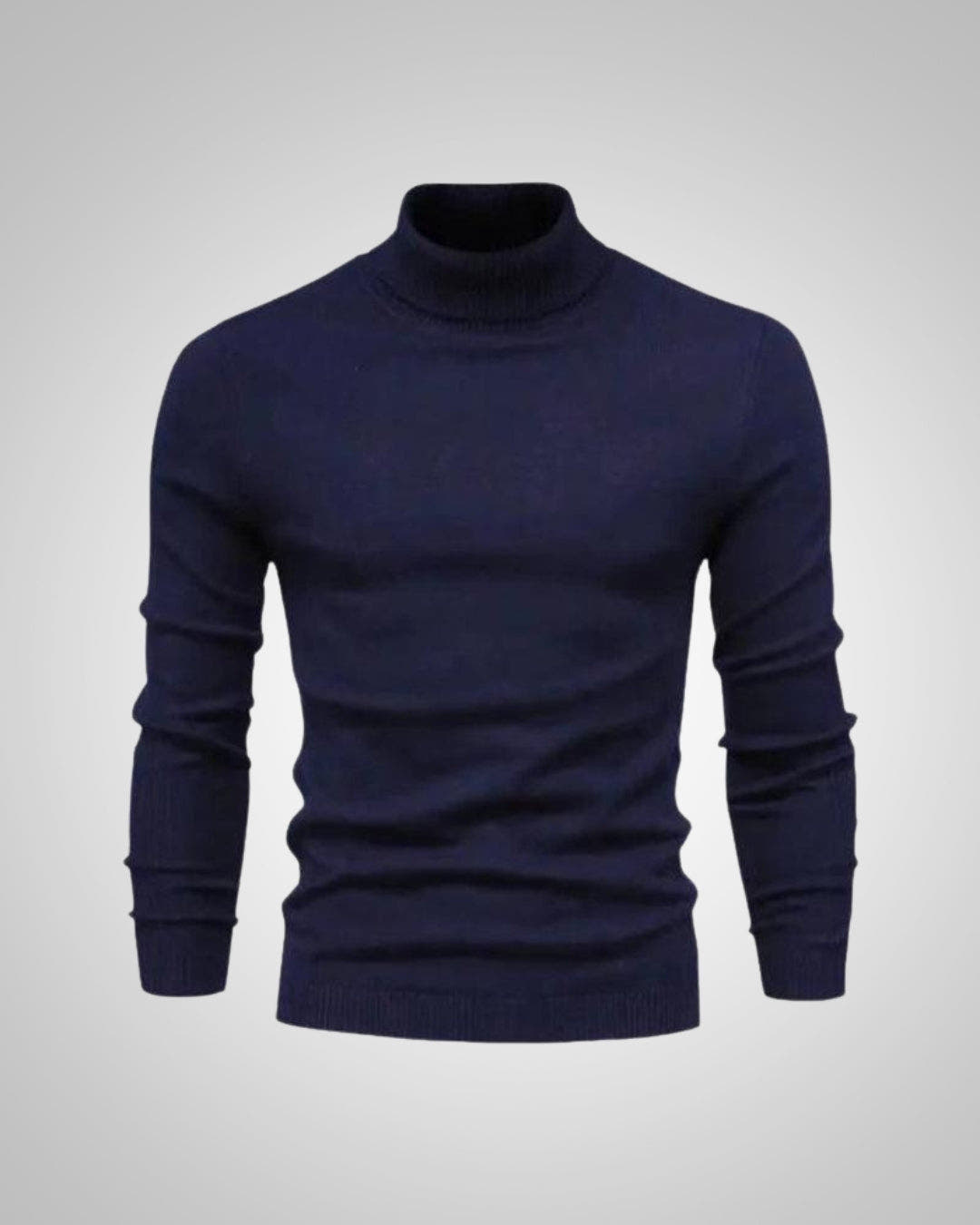 Wollpullover Herren aus Merinowolle mit Rollkragen, schmal geschnitten