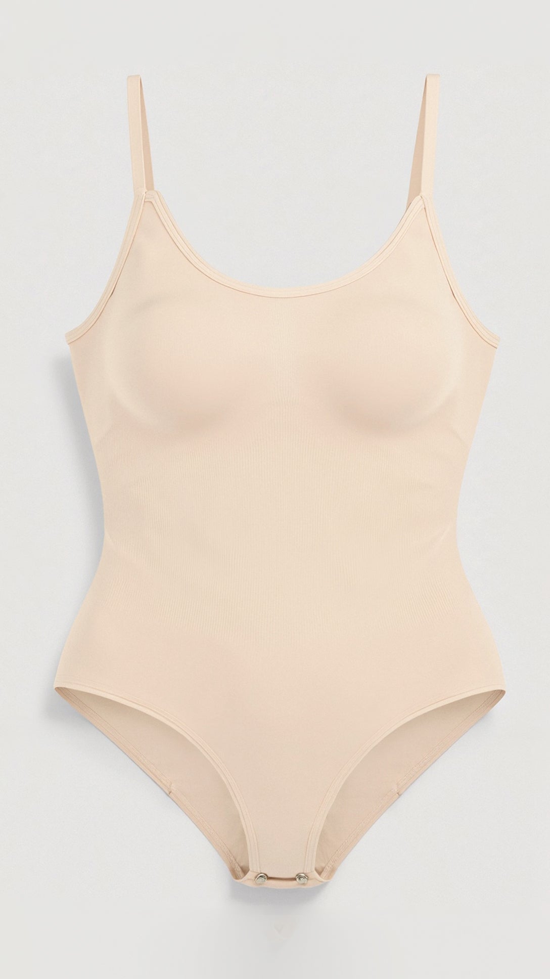 Shapewear Body mit Rundausschnitt und Druckknopfverschluss für Damen