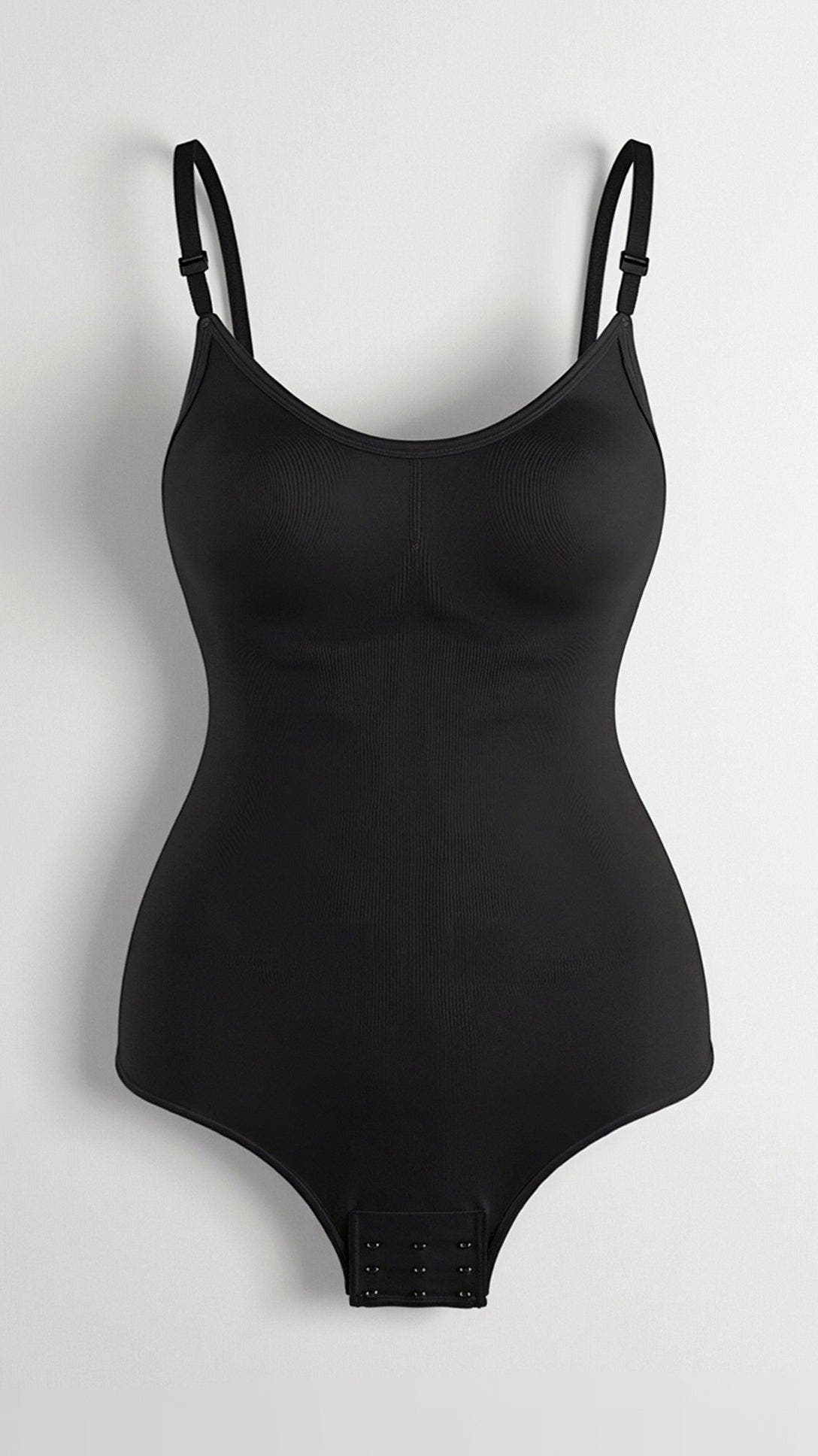 Shapewear Body mit Rundausschnitt und Druckknopfverschluss für Damen