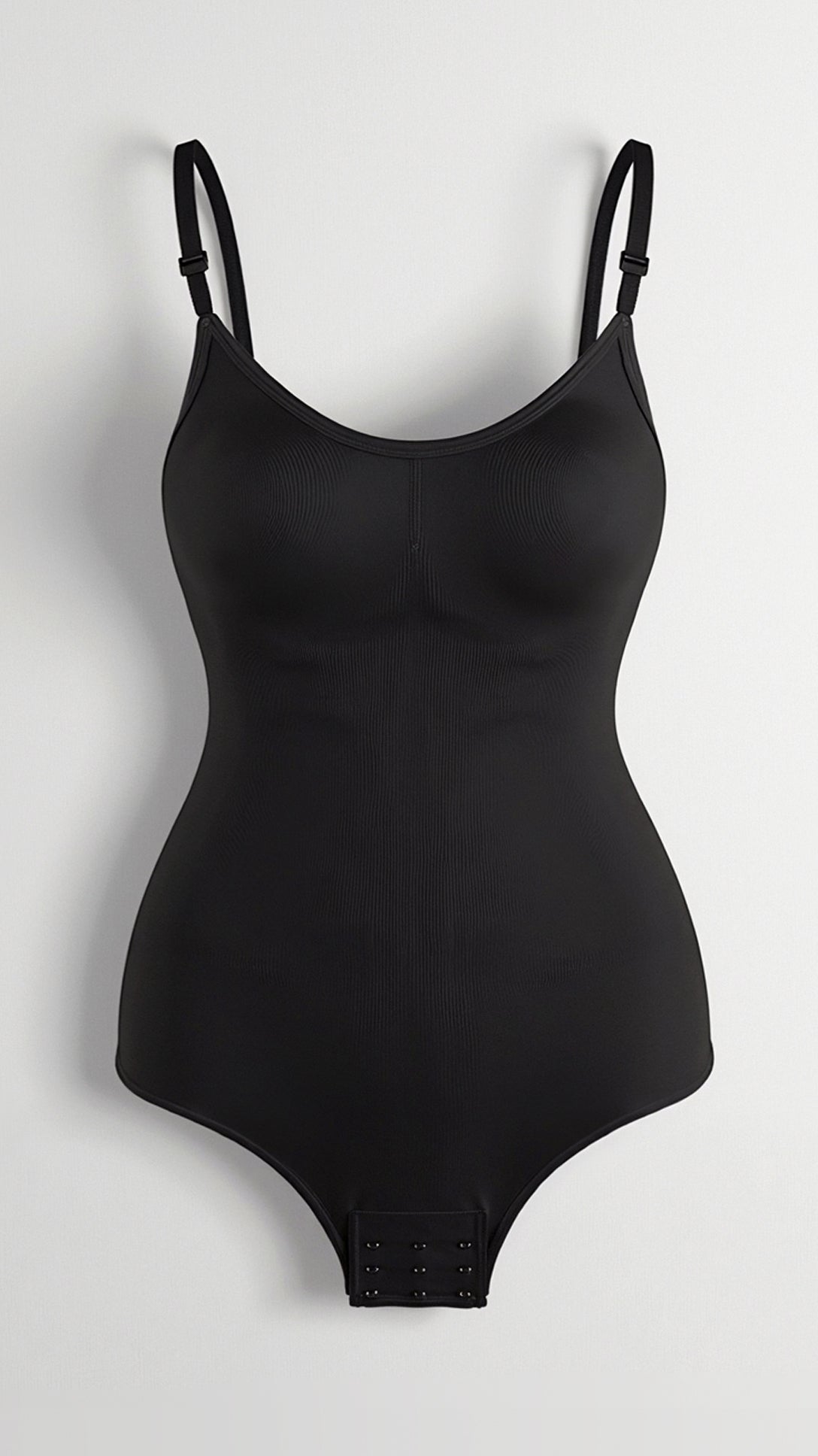 Shapewear Body mit Rundausschnitt und Druckknopfverschluss für Damen